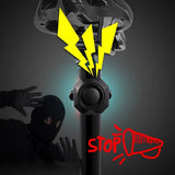Bicycle Alarm, incl. Conspicuous Light Signals, Alarm System for Bicycles, 1 with Vibration V1189-LC-QP-00801