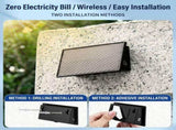 Solar Powered Outdoor Wall Light with Triple-Sided Glow, 5 Lighting Modes, Dusk-to-Dawn Auto On/Off, V1341-ZY-HFQCMN29-10PCS-WARMWHITE