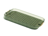 Dish Drain Tray Multipurpose Innovative Light Luxury Double Layers Efficient Draining Drain Tray for V1294-YM0710-3118230377212