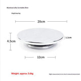 7.8 Inch Banding Wheel,Wheel Turnable Aluminium Alloy Metal Sculpting Wheel Rotate with Ball V1192-AZ-W-0133