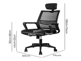 Levede Office Chair Mesh Gaming Executive OF1040-BK