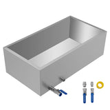 Maple Syrup Evaporator Pan 76x41x24 cm Stainless Steel Maple Syrup Pan with Valve for V952-ZFQ16X30000000001V0