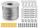 Stainless Steel Rope Hanging Kit, Nylon Coated Stainless Steel Cable, PVC Steel Cable Tensioner, for V1237-ZY-528-088