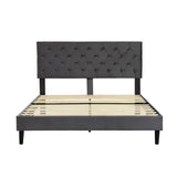 Levede Bed Frame Double Size Mattress Grey BF1045-D-GY