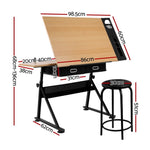 Artiss Drawing Desk Drafting Table DRAW-DESK-ST19-OA