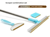 Pet Hair Removal Tool Set -Multi-Purpose Sweeper with Scraper and Handheld Fur Remover Blue V888-ELOSUNG10439