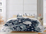 Maison Monaco Botanical Quilt / Doona / Duvet Cover set V745-AQ044045K3