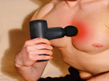 Centra Massage Gun Deep Tissue Heating Cooling Head for Muscle Deep Relaxation SP1069-BK-AU