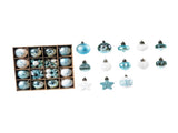 Xmas Ball Ornaments Supplies Plating Portable Plastic Decorative Baubles Champagne Balls for Porch V1294-YM0901-3115240093313