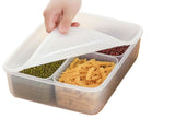 Food Storage Container with Lid Transparent Airtight Versatile Fridge Food Preservation Box for Home V1294-YM0901-3117240204211