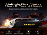AWEI KT18 Portable Karaoke Bluetooth Speaker with 2 Wireless Microphones,black V1300-KT18-BLACK