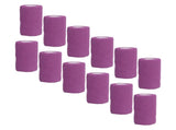 12Pcs Bandage Wrap Natural Latex Elastic Self Adhesive Wrap for Cows Dogs Horses 10cm Purple V1294-YM0523-3111220104715