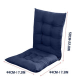 22.83" x 17.32" Navy Rocking Chair Cushions, V1370-AZ4-18911