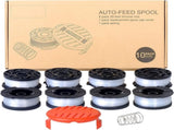 10 PCS AF-100 String Trimmer Line Replace, 30ft 0.065-inch AF-100 String Trimmer Replacement Spool V1259-DP01-A-3902