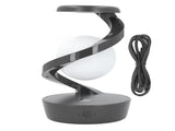 3D Floating Ball Light Wireless Charging Levitating Spiral LED Table Lamp Night Light for Bedroom V1294-YM0901-3119240087011