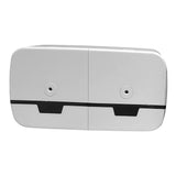 Double Roll Paper Towel Dispenser with Lock Visible Window Hand Towel Holder Dispenser for Bathroom V1294-YM0901-3112250036111