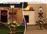 Jingle Jollys Christmas Lights 125cm Lamp Post 50 LED Fairy Light Decorations XMAS-MOT-LAMP-BRX2