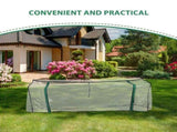 Greenhouse Cover Tent for Raised Garden Beds, PVC Plant Greenhouse Covering, Green House 130x60x50 V1366-AZ2-W-13112