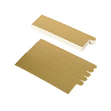 Worgeous 100Pcs Gold Rectangular Paper Cake Serving Trays with Mousse Bottom Plate Cardboard V1189-LWWAL-20260327-03518