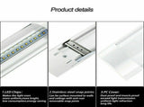 10x 120CM LED Tube Light Batten Linear Slim Light WorkShop Garage Lamp 40W 6500K V201-W13035634