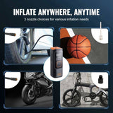 Tire Inflator Portable Air Compressor, 7800mAh 3.7V Battery Electric Air Pump, 2X Faster 160PSI V952-CDSLTCQJ3260NV4SDV9