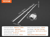 Linear Guide Rail Set, SBR16 2000mm, 2 PCS 78.7 in/2000 mm SBR16 Guide Rails and 4 PCS SBR16UU Slide V952-ZXDGSBR16MM2011OMV0