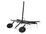 Tow Behind Dethatcher, 1015mm Tow Dethatcher with 20 Spring Steel Tines, Lawn Dethatcher Rake for V952-QXSCJDHC40QYY2E4BV0