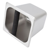 Stainless Steel Coffee Knocking Grounds Box with Rubber Rod Embeddable Coffee Dump Bin for Home V1294-YM0716-3118220123811