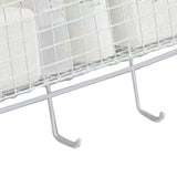 Wall Mount Storage Basket Multifunctional Iron Wall Hanging Organizer Rack with Hook for Kitchen V1294-YM0901-3117240211411