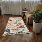 SOGA 90cm Soft cotton woven handmadeArea rugs for living room bedroom, Home Decor CARPETFLSXBB16