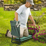 XXL Garden Kneeler Seat Stool with Pocket, 150kg Load V178-66983