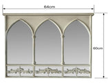 Martinique Gothic Wall Mirror 64cm V637-23749MIR