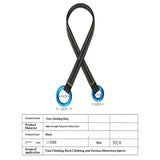 Tree Arborist Friction Saver Tree Climbing Saver Loop Belt Sling Retrievable Anchor 35.4 inchRed V1192-AZ-W-2956