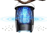 Bug Zapper Outdoor with LED Light, Electric Mosquito Fly Zapper Coldless for Patio, Camping, V1192-AZ-W-16870