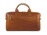 Pierre Cardin Mens Italian Leather 15" Laptop Computer Bag Travel - Tan V563-PC3620-TAN