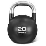 CORTEX 8kg to 32kg Commercial Steel Kettlebell V2 Package V420-CXST-KBS2-A