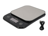 Kitchen Scale 0.035oz to 22.0lb IP7 Waterproof LCD Display Stainless Steel Coffee Scale for Family V1294-YM0901-3118230150711