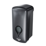 1L Manual Soap Dispenser Large Button Wall Mounted Double Leakproof Pump Drip Liquid Dispenser Black V1294-YM0901-3112250043611