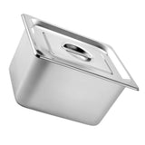 Multi Functional Stainless Steel Buffet Dish Container with Lid for Home and Commercial Use V1366-AZ2-W-17204
