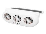 Solar Powered Car Exhaust Fan 5000RPM Air Circulation Vehicle Cooling Vent Fan with USB Interface V1294-YM0901-3113240150912
