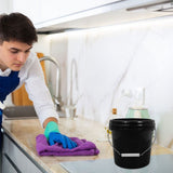Multipurpose Black PP Storage Bucket, Durable and Leakproof Design V1366-AZ2-W-12154