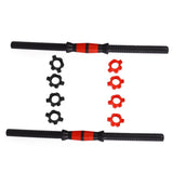 Steel Weightlifting Rod and Dumbbell Handle Set, Fitness Equipment for Strength Training V1369-AZ3-W-14245