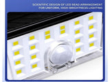 Solar Powered LED Wall Light with Motion Sensor, IP65 Waterproof Outdoor Lighting for Garden Fence, V1341-ZY-QFAHDEYG-8PCS-6500KCOOLWHITE