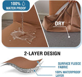 100% Waterproof Dining Chair Covers Stretch Chair Covers for Dining Room Set of 6 Parson Chair V1258-DP02-F-664
