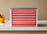 Metal Tool Box, 8.6-inch, Portable Metal Tool Box with 5 Drawers, Small Tool Chest with EVA Liners V952-CTSBXSGJX86IY6PZFV0