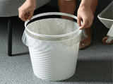 Small Trash Can, 3Pcs Bathroom Trash Can, Slim Round Waste Basket, for Kitchen, Dorm, Bedroom, V1366-AZ2-W-15814