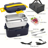Electric Heated Lunch Box with Insulated Bag V728-LP601100223701796