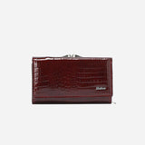 Genuine Leather Women'S Wallet Multifunctional Wallet Large Capacity Wallet - Gray - Size m V1347-939-33641-GRY-M