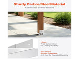 6x6 Post Base 10 Pcs, Inner Size 5.49x5.57inch/139.5x141.5mm Concrete Post Anchor, Heavy-Duty V952-HNTJZ66YC10JO06CH001V0