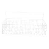 Wall Wire Shelf Basket Fruit Wall-Mounted Iron 1Pack White V1369-AZ3-W-12831